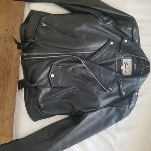 Vintage, Open Road Leather Motor Cycle Jacket